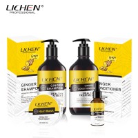 Lichen Private Label Best  Selling Ginger shampoo for hair  growth