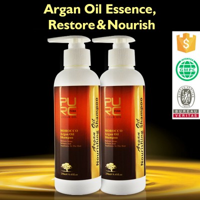 Natural biotin ingredient hair shampoo have argan oil deep nourish hair dry and give scalp nutrition